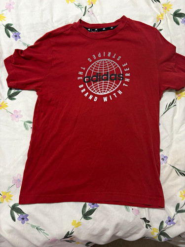 Adidas men red - red, graphic