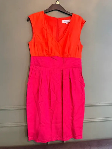 Pepperberry colour block - block, pink