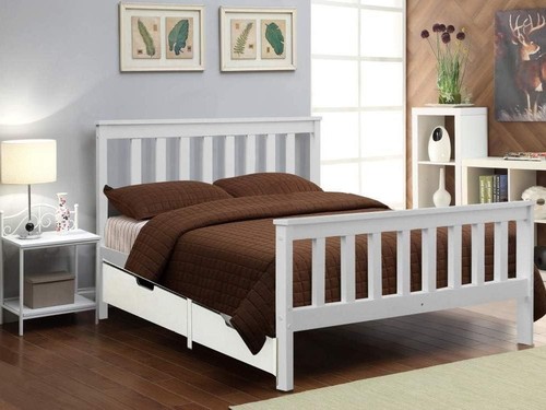 4ft small double - double, white