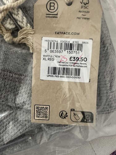 Fatface men waffle knit - -,