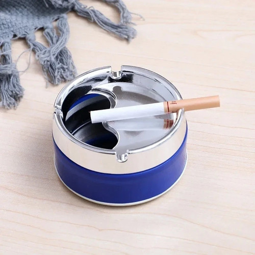 Stainless steel ashtray with - stainless,