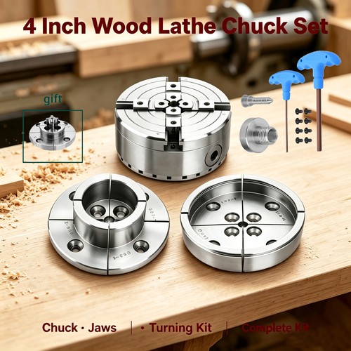 Inch wood lathe - lathe, 3jaw