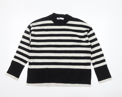 Zara women black white - black,