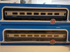 4  x Airfix/Jouef Mk2D BR InterCity Coaches Blue Grey 00 gauge