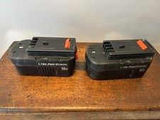 Black and Decker 18v Battery A1718 Firestorm (Faulty) not charging X2