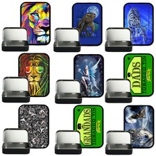 Black Hinged 1oz Tobacco