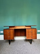 Vintage 1960s G Plan Floating Top Fresco Teak Desk Danish Retro Mid Century