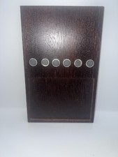 Vintage Wooden Magnetic Cutlery Knife Fork Spoon Wall Hanging Holder Storage