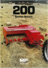 Massey Ferguson Baler MF220 MF224 MF228 Brochure - MF 220 224 228