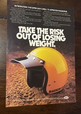 Vintage 1979-80 Ad for Bell Helmet Snell 75 Magnum III Print Ad #24215