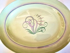 Spode Flemish Green Moondrop Oval Serving Plate