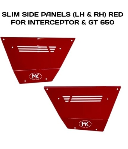 Slim side panels red - slim, (lh