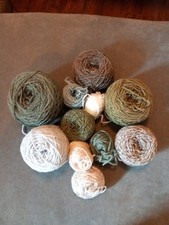 Wool Yarn Bundle - Mix colours/thickness/texture