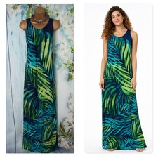 Wallis Maxi Dress Size 14 Blue