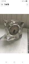 Art Deco Clear Mantle Clock