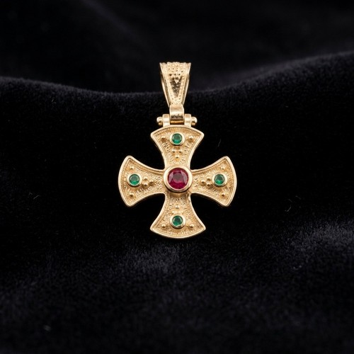Gold plated byzantine - gold,