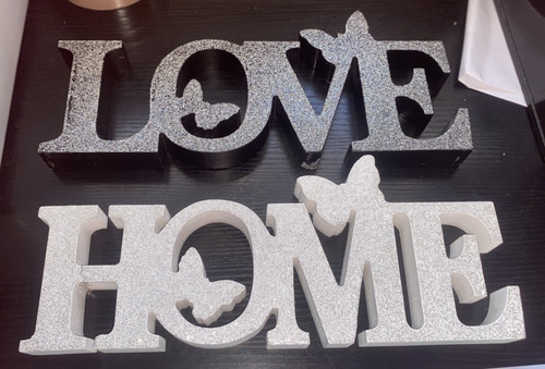 Wooden love home - love,