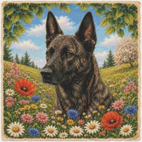 Dutch shepherd puppy dog - dutch,
