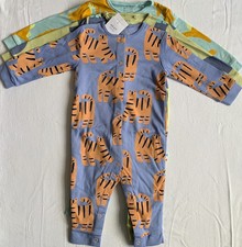 NWT Baby Boys 3pk Animals Footless Sleepsuits size 9-12 , 18-24 months NEXT