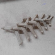 Packs of Kiln Stilts, Used, tripod props Pottery furniture. Six sizes 06 down.