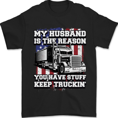 Truck driver funny usa flag - driver,