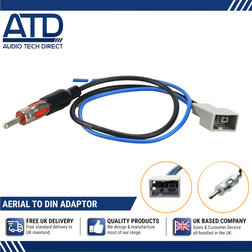 Din aerial adapter for - adapter, mazda