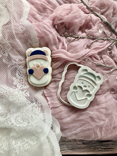 Teddy bear cookie cutter - bear,