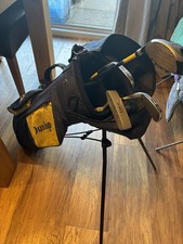 Junior half Set of Right Hand Dunlop Loco Golf Clubs with stand Bag