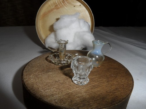 Antique miniature clear - miniature, glass