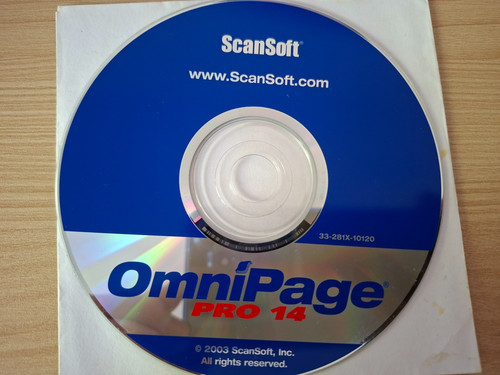 Omnipage pro office ocr - pro, 14