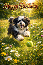 Tibetan terrier birthday - terrier,