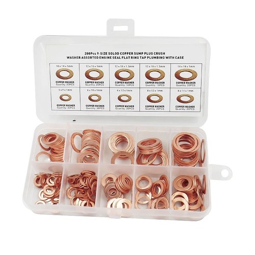 Car engine crush washers - engine,