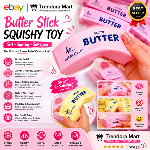Butter stick squishy - butter,