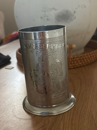 Vintage silver metal - silver,