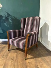 Edwardian Porters Style Wing Armchair