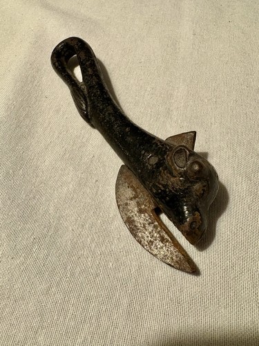 Antique cast iron - bull, head