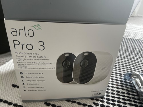 Arlo pro camera set white - pro,