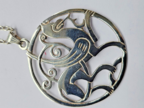 Shetland silver large - , pendant