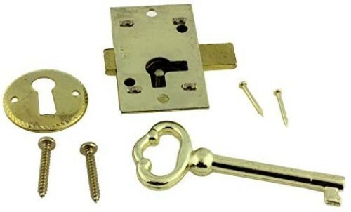 Lock brass pltd fits - lock,