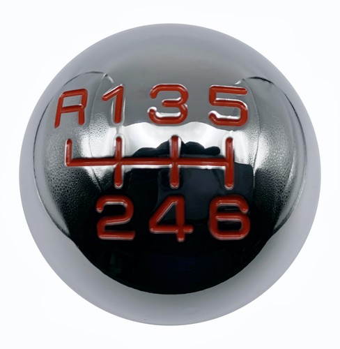Chrome round speed red - chrome, 6