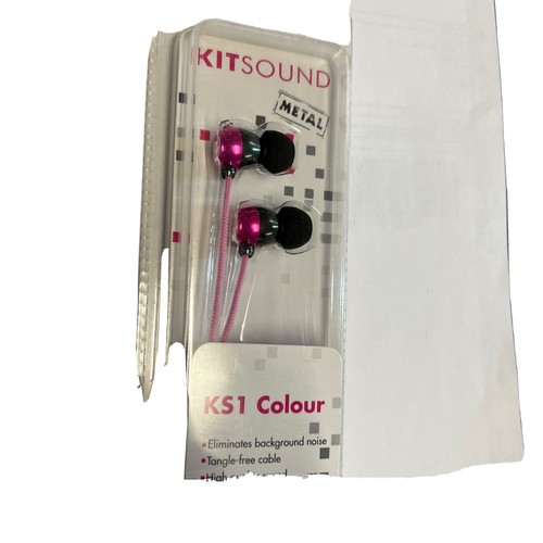 Kitsound metal headphones - metal,