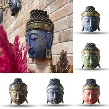 Handcarved Wooden Buddha Head