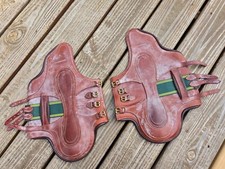 Devoucoux Chiberta Brown Cross Country Jump Fetlock Boots - Size 2/3 - NWOT