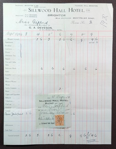 1929 sillwood hall hotel - 1929,