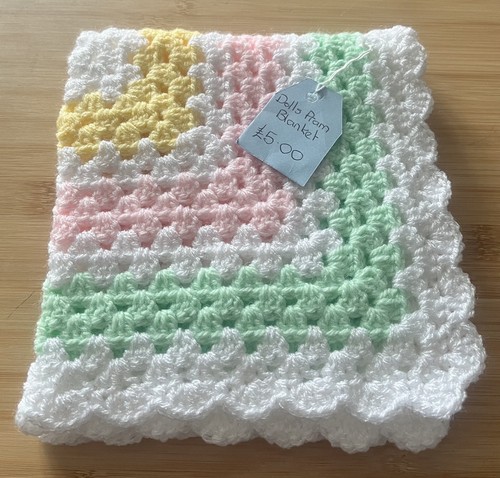 Hand crocheted dolls - crocheted, pram