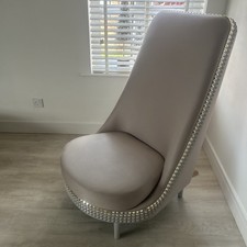 Designer Lee Broom Salon Chair And Footstool