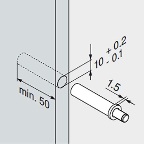 Blum soft close - soft, piston