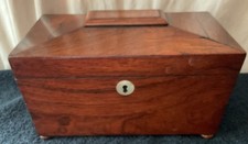 Georgian Rosewood Antique Tea