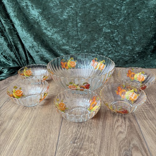 1960s glass serving bowl - 1960s,