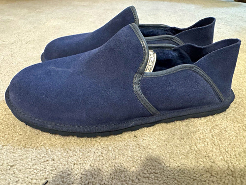 Ugg scuff men blue - men's, suede
